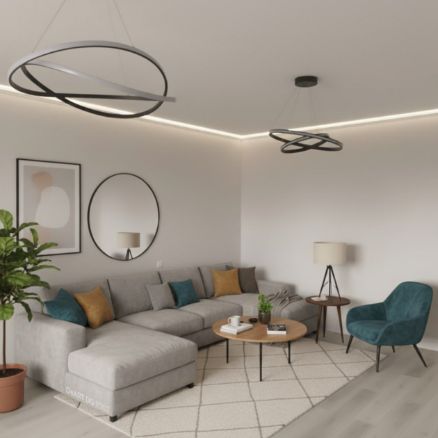 Кварцвиниловая плитка DG 9503 Дуб Скай