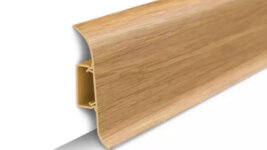 Плинтус напольный Идеал «Классик» дуб светлый