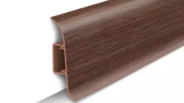 Плинтус напольный Идеал «Классик» орех темный