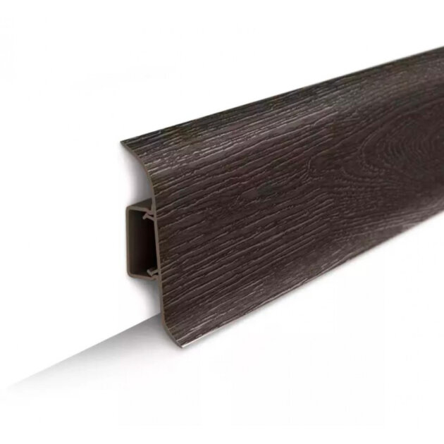 Плинтус напольный Идеал «Классик» венге темный