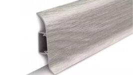 Плинтус напольный Идеал «Классик» ясень серый