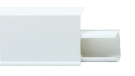 Плинтус пластиковый Winart Quadro 55 мм Белый матовый 552