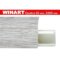 Плинтус пластиковый Winart Quadro 55 мм Бронберг 577