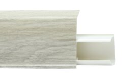 Плинтус пластиковый Winart Quadro 55 мм Булатный 509