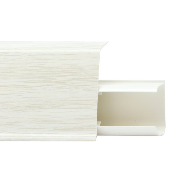 Плинтус пластиковый Winart Quadro 55 мм Дуб Эйндховен 501
