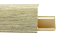 Плинтус пластиковый Winart Quadro 55 мм Дуб Галиотис 522