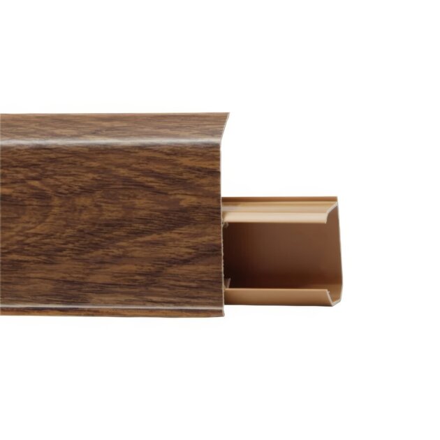 Плинтус пластиковый Winart Quadro 55 мм Дуб Наполи 554