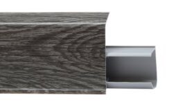 Плинтус пластиковый Winart Quadro 55 мм Дуб Оксфордский 520