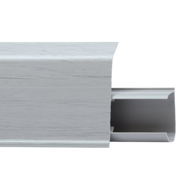 Плинтус пластиковый Winart Quadro 55 мм Дуб Плавый 517