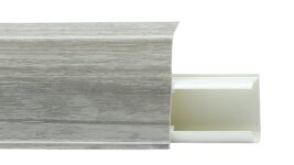 Плинтус пластиковый Winart Quadro 55 мм Дуб Шогун 533