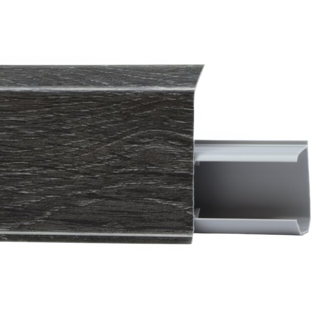 Плинтус пластиковый Winart Quadro 55 мм Вирджиния 542