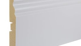 Плинтус Smartprofile (МДФ под покраску) СП 100L + Монтажная планка