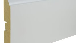 Плинтус Smartprofile (МДФ под покраску) СП 100В + Монтажная планка