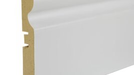 Плинтус Smartprofile (МДФ под покраску) СП 116 + Монтажная планка