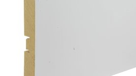 Плинтус Smartprofile (МДФ под покраску) СП 120В + Монтажная планка