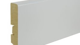 Плинтус Smartprofile (МДФ под покраску) СП 80А + Монтажная планка