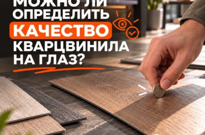 Можно ли определить качество кварцвинила на глаз? 👀

В магазине два покрытия могут выглядеть практически одинаково: похожий рисунок, толщина, фактура. Но з...